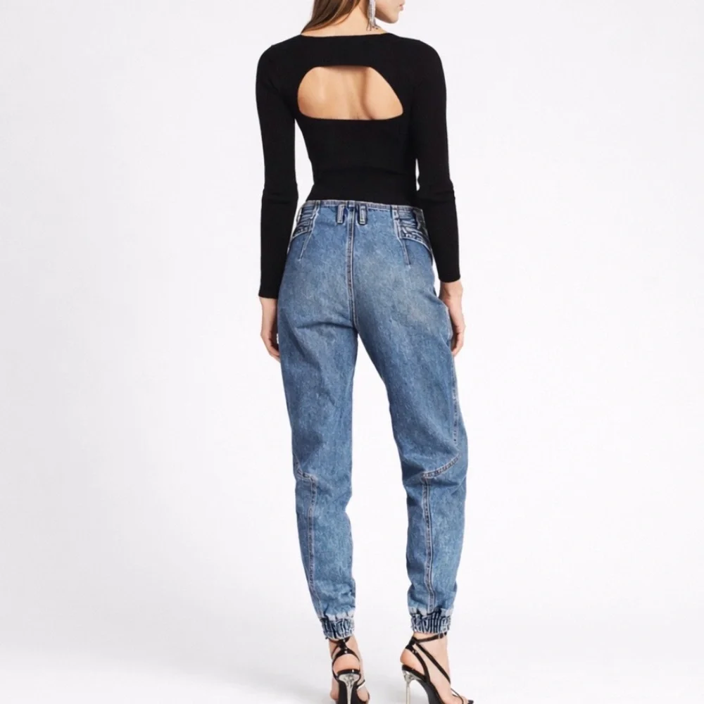 Retrofete‎ Revolve Miriam Pant Jeans 28 Brookhaven High Rise Baggy Pleated NEW - Picture 7 of 17